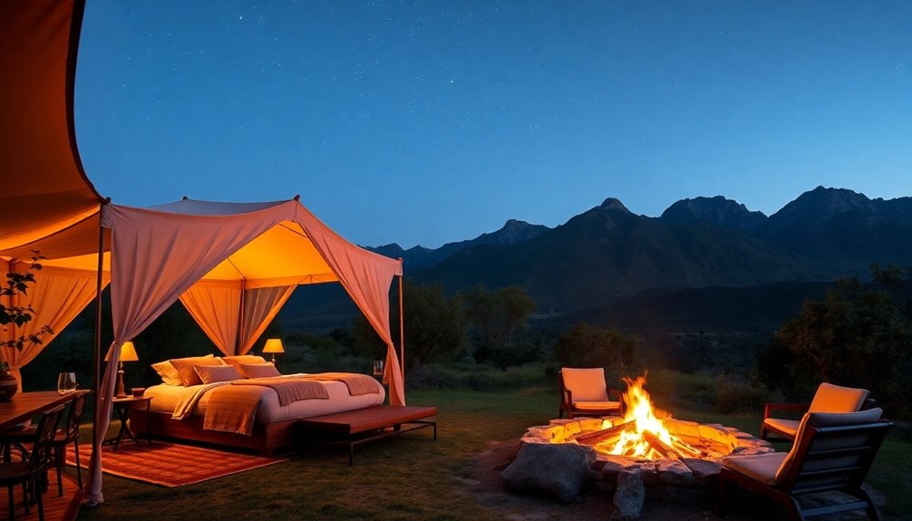 lavish outdoor camping experience