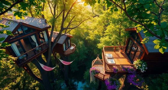 luxurious treehouse accommodations await