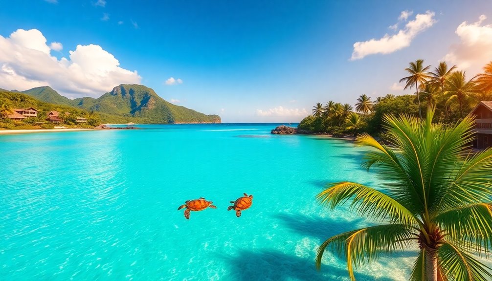 tropical paradise island destination