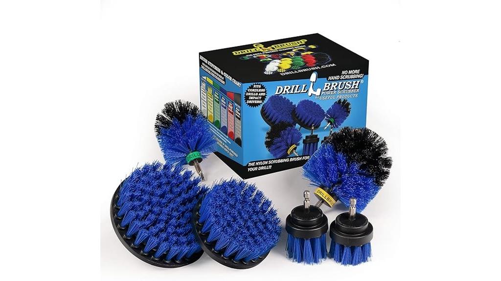 five piece drill brush kit