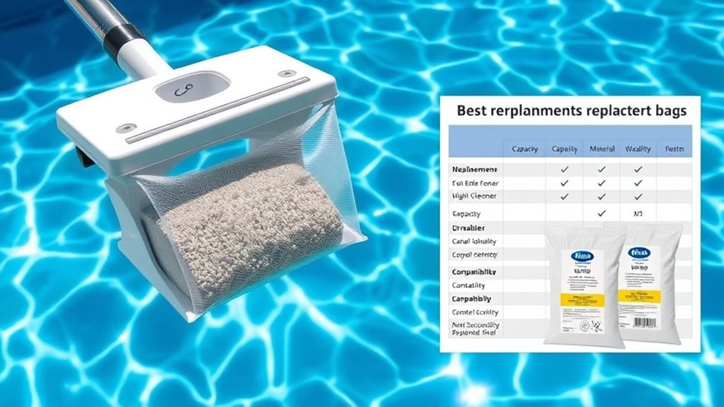 pool cleaner bag selection considerations
