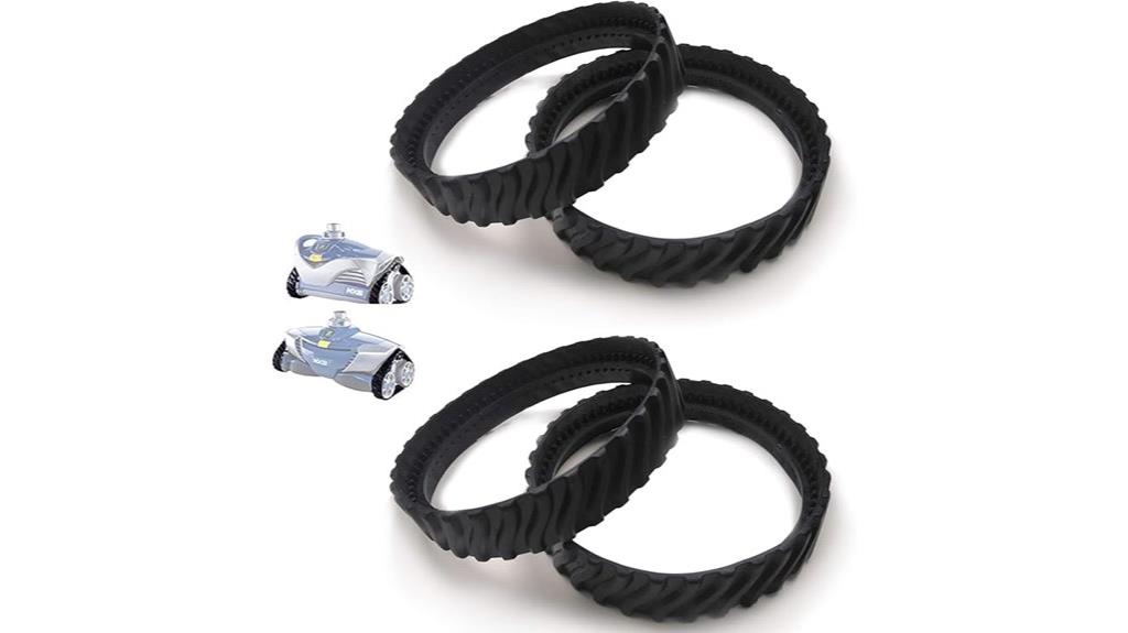 upgraded pool cleaner tracks