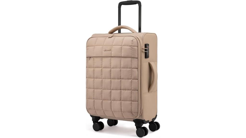 20 inch tsa lock luggage
