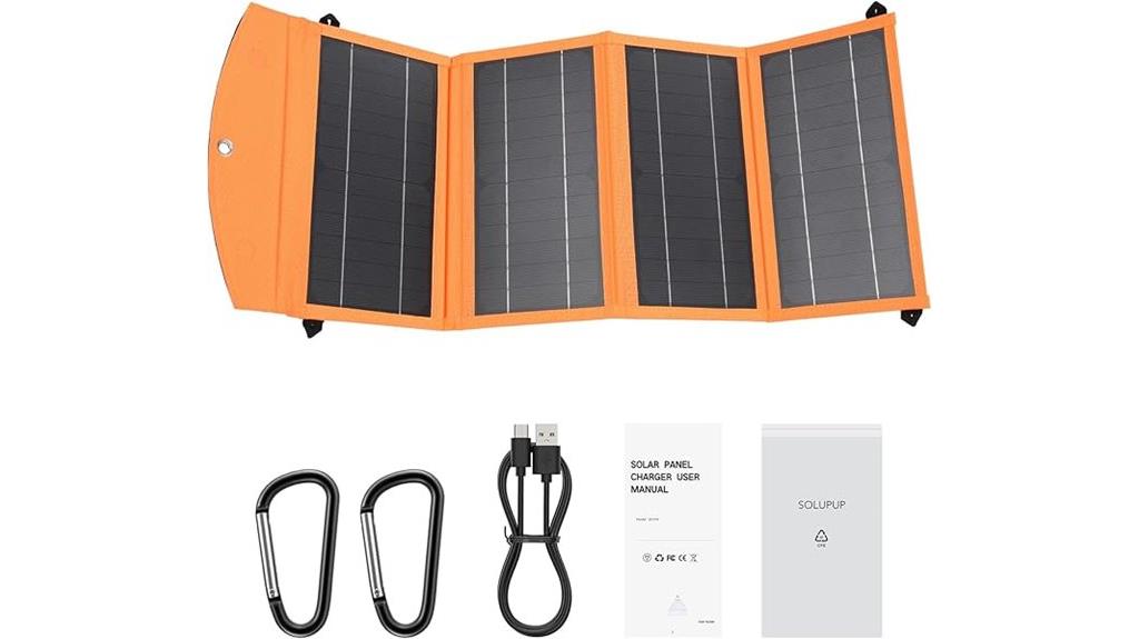30w portable foldable solar charger