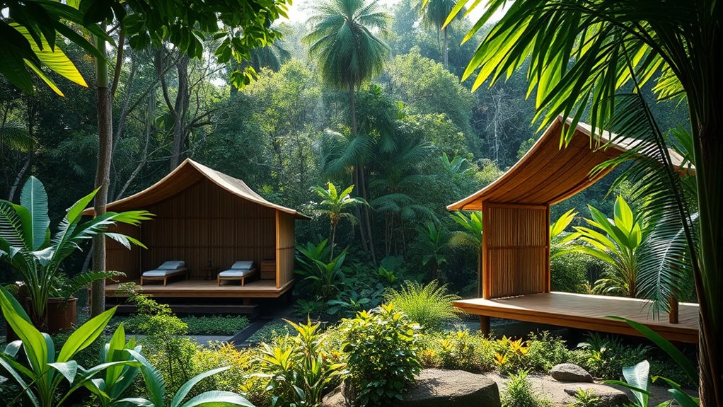 bamboo eco friendly yoga retreats
