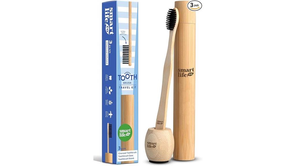 bamboo toothbrush with case