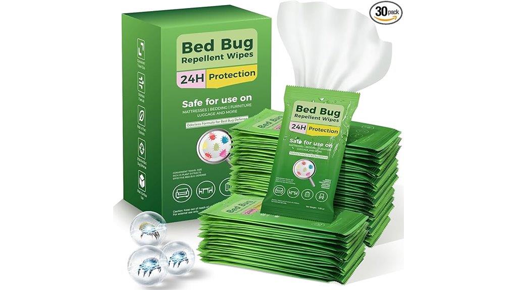 bed bug wipes natural ingredients