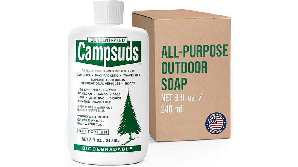 biodegradable camping outdoor soap