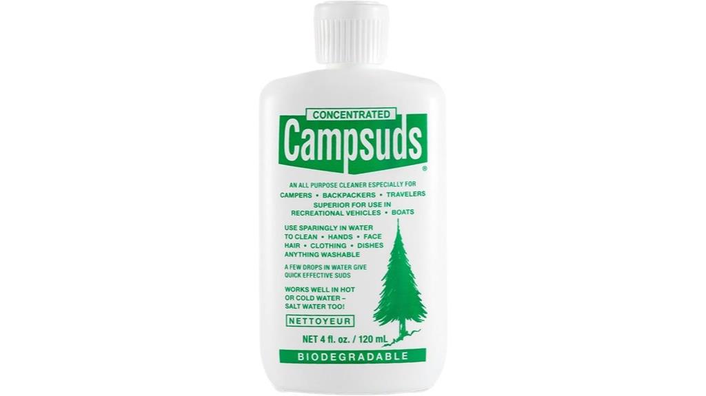 biodegradable camping soap