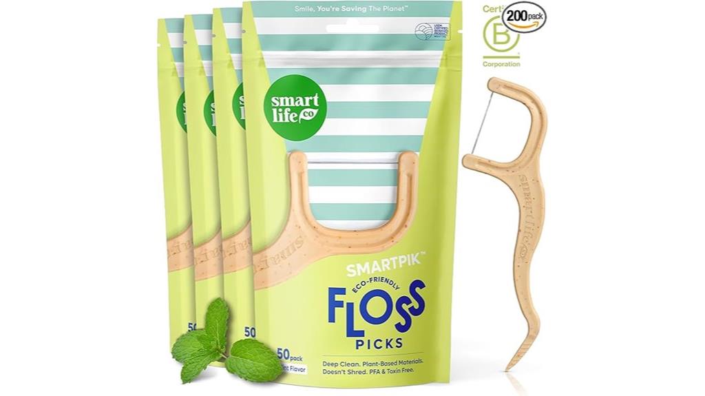 biodegradable dental floss picks