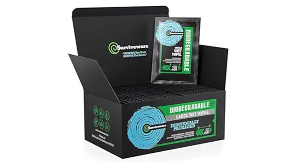 biodegradable wipes pack 40