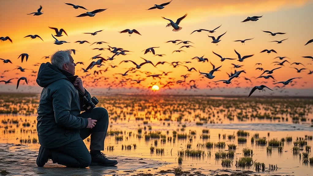 birding equipment and habitats