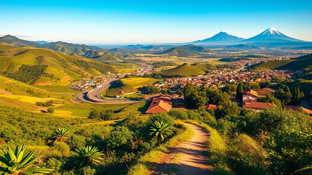 border crossings reveal scenic diversity