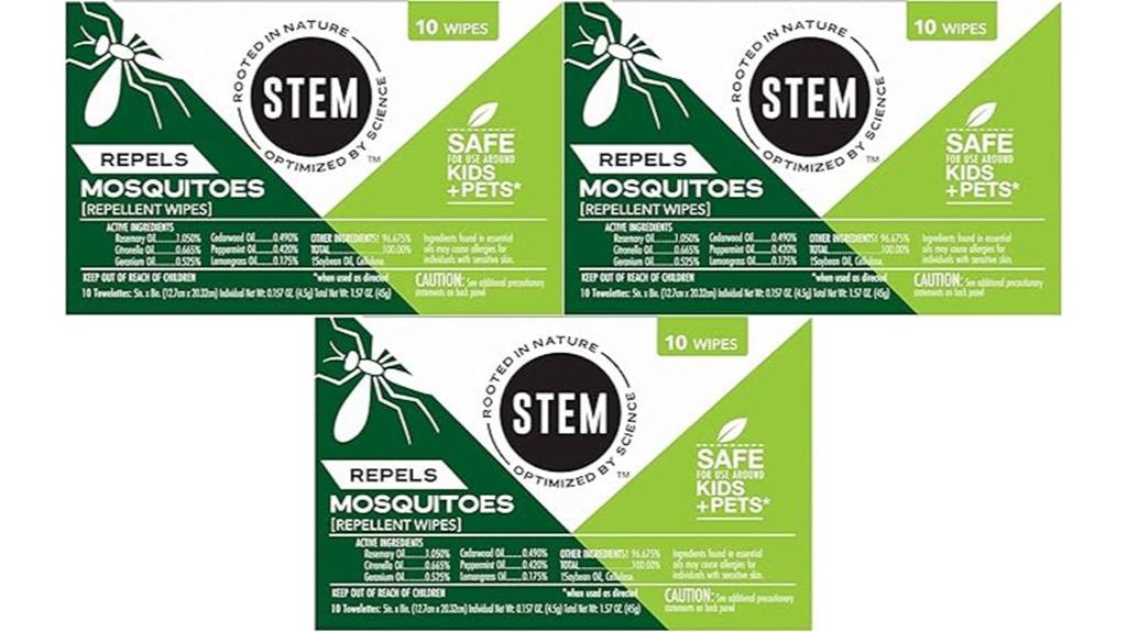 botanical mosquito wipes