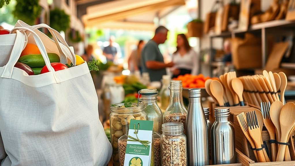 bring reusable shopping items