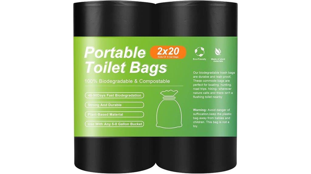 camping portable toilet supplies