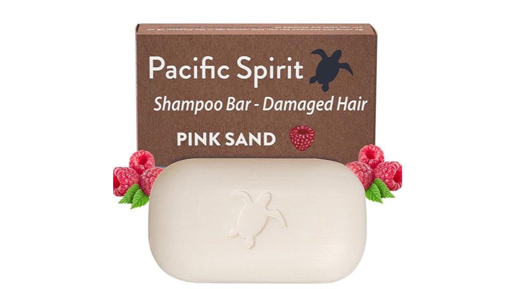coconut raspberry hair bar