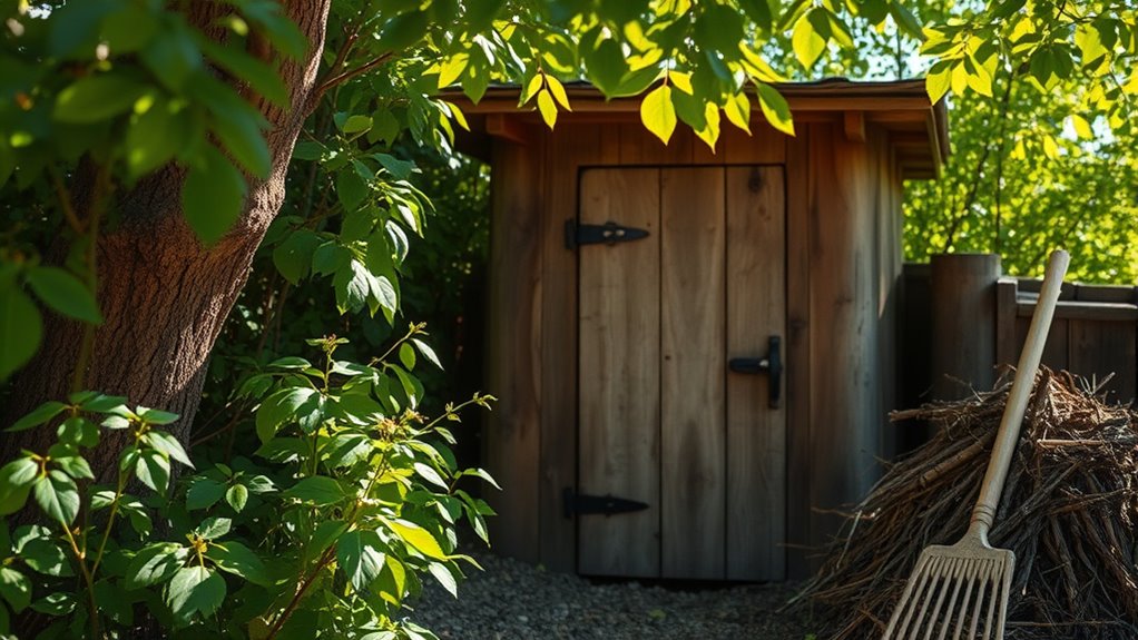 comfortable composting toilet use