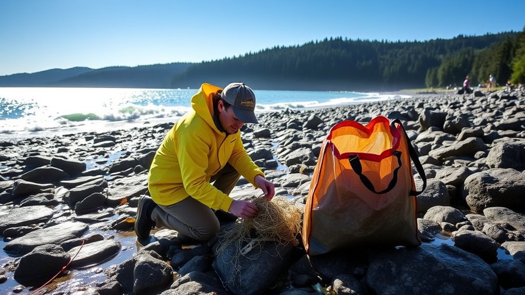 community cleanup promotes marine health