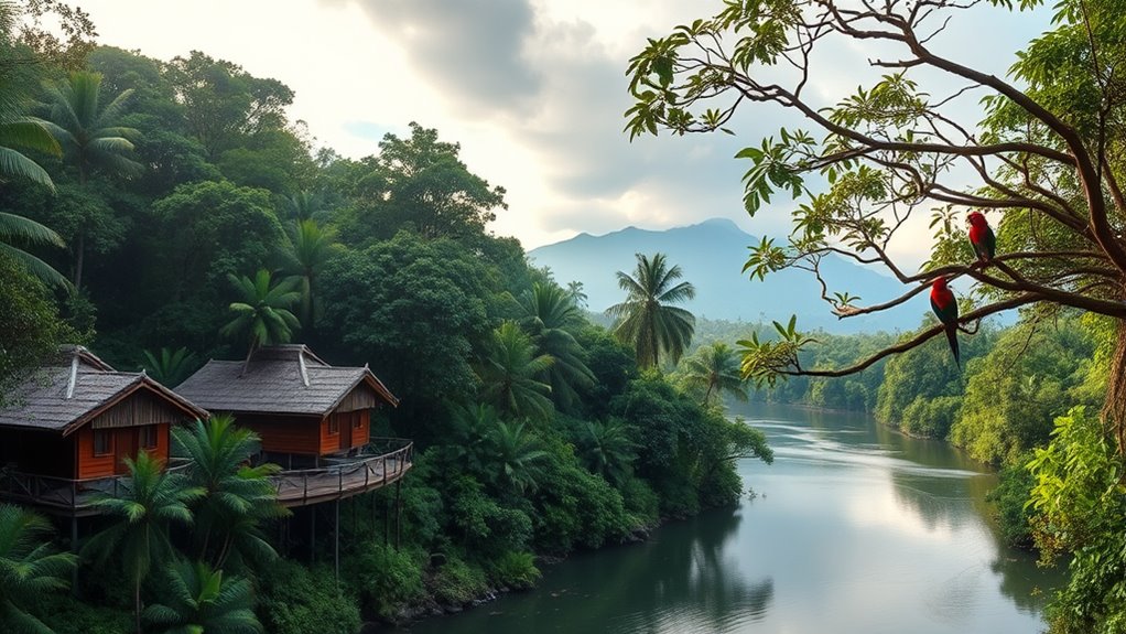 community eco lodges in osa