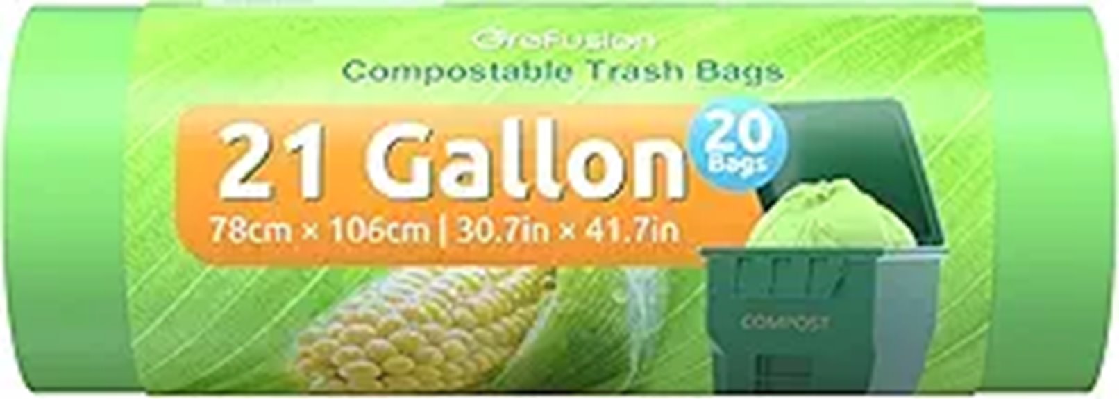 compostable 21 gallon bags