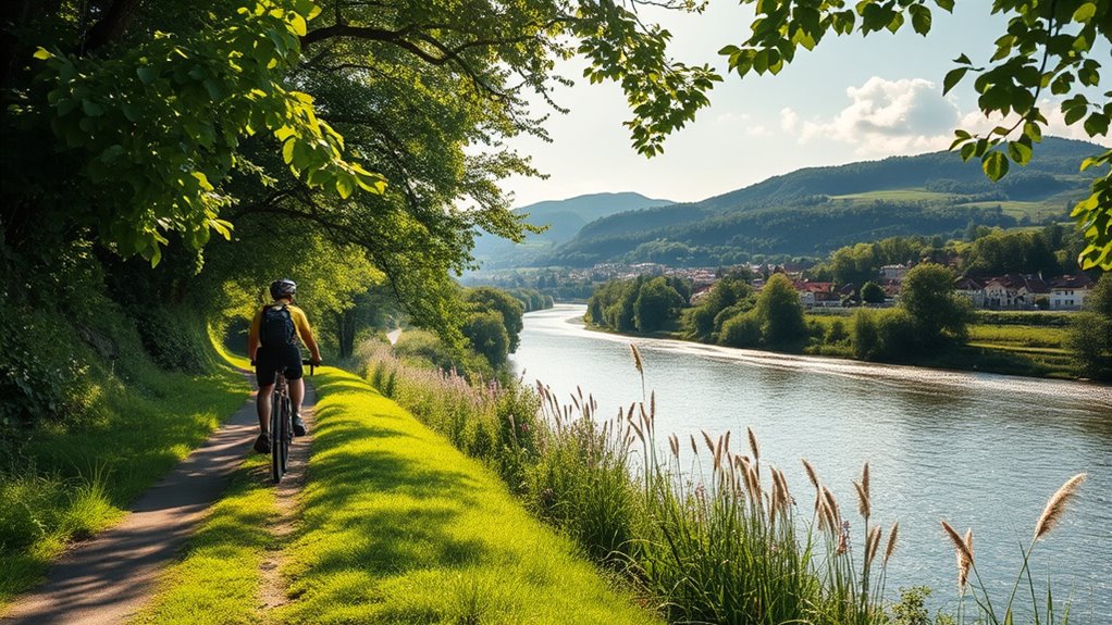 cycling eco friendly river ecology