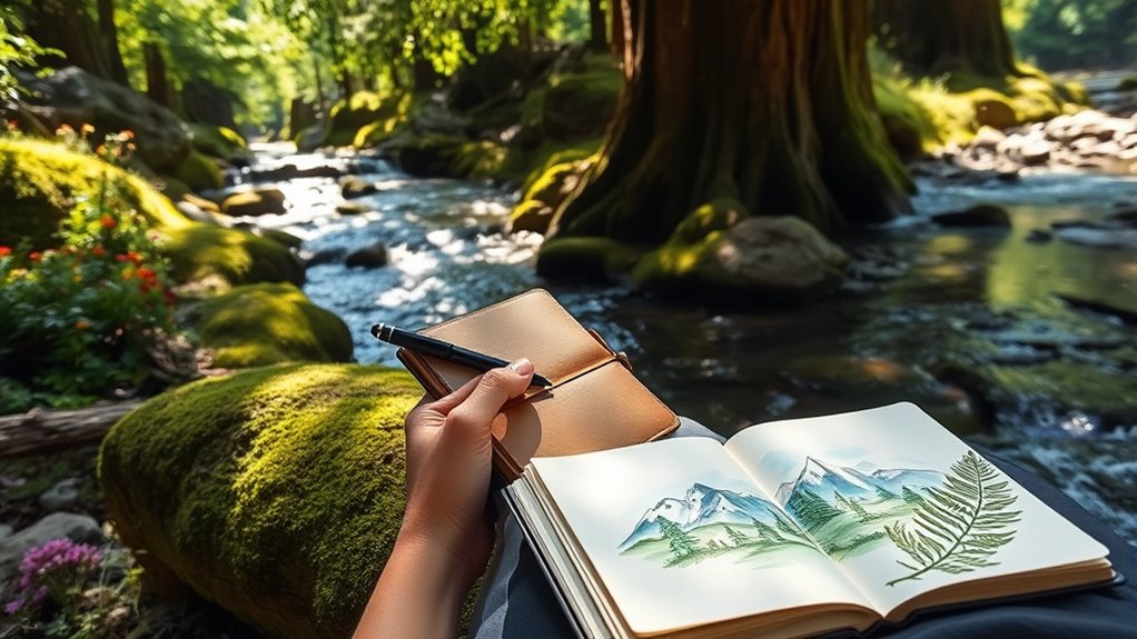deepen nature connection through creativity