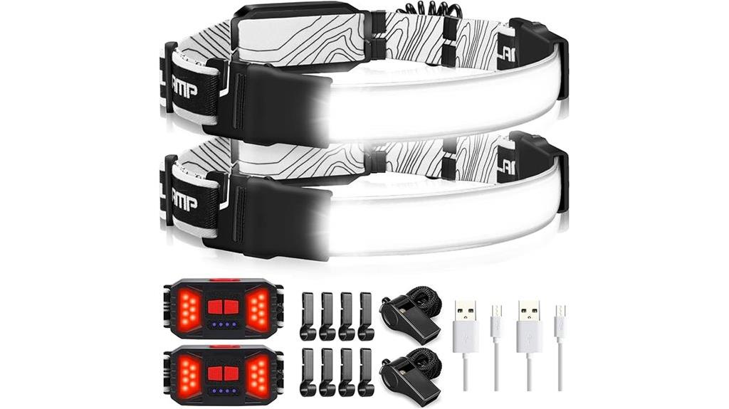 dual 1000lm led headlamps