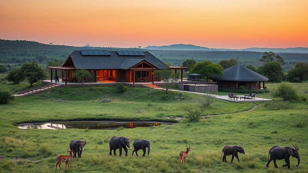 eco friendly botswana safari lodges