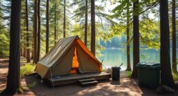 eco friendly camping in algonquin