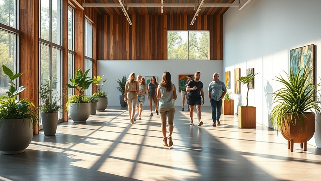 eco friendly cultural art spaces