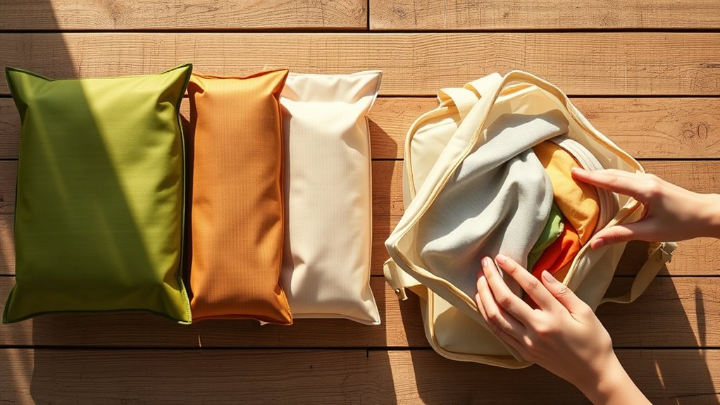 eco friendly durable packing cubes