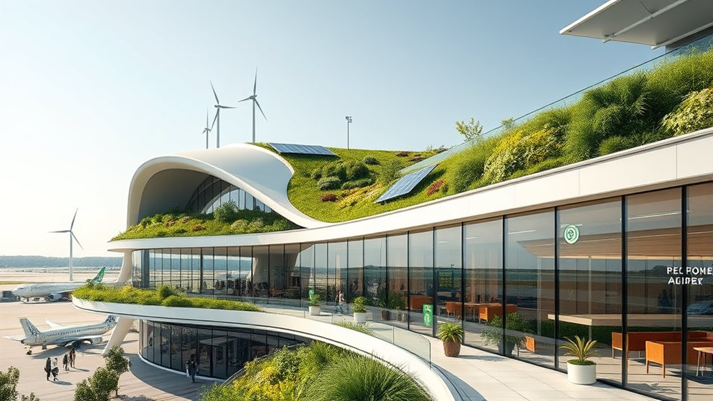 eco friendly energy efficient airport