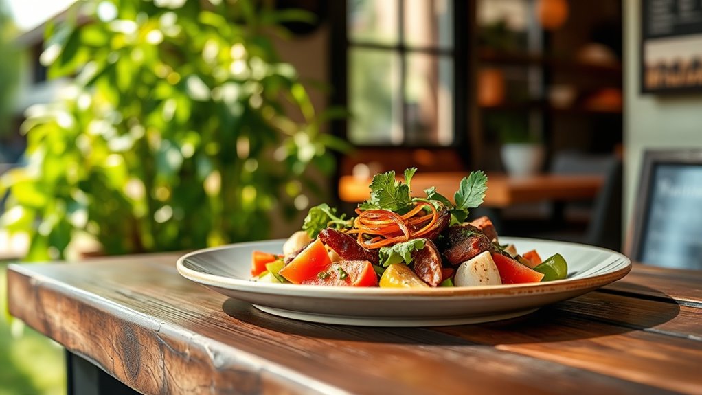 eco friendly gourmet dining challenges