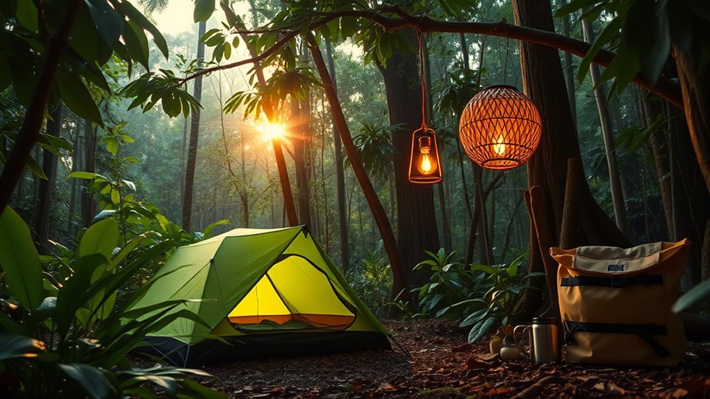 eco friendly jungle camping gear