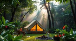 eco friendly jungle camping