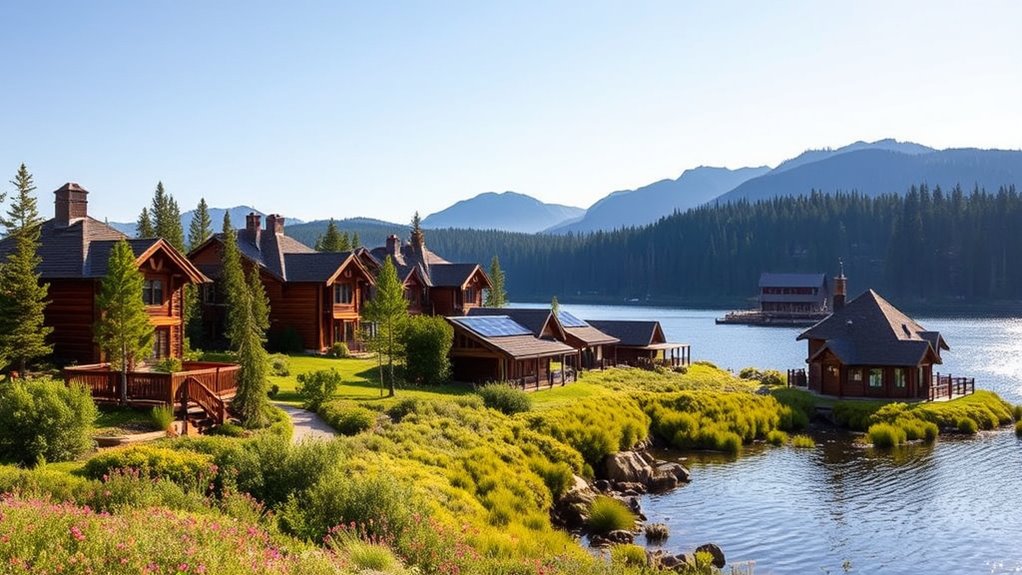 eco friendly lakeside luxury