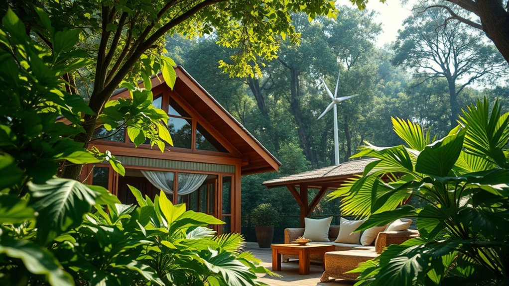 eco friendly lodging support