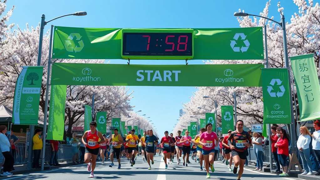 eco friendly marathon initiatives