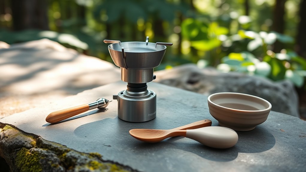 eco friendly minimalist camping gear