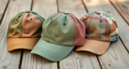 eco friendly recycled fabric caps