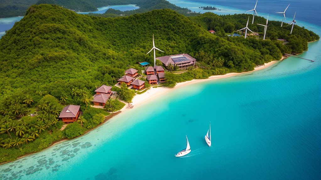 eco friendly renewable energy resort