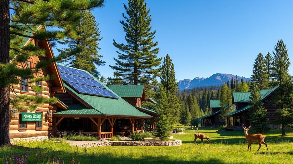 eco friendly rustic lodge