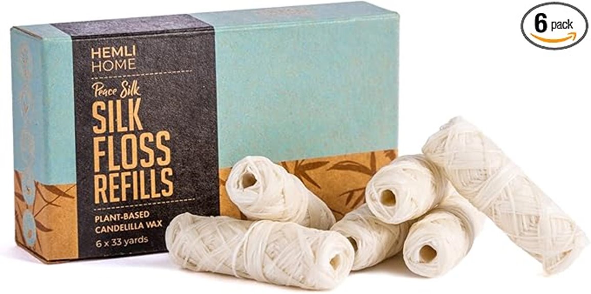 eco friendly silk floss refills