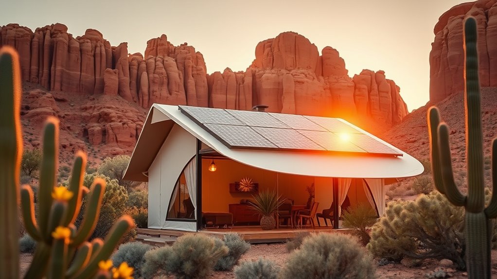 eco friendly solar accommodations