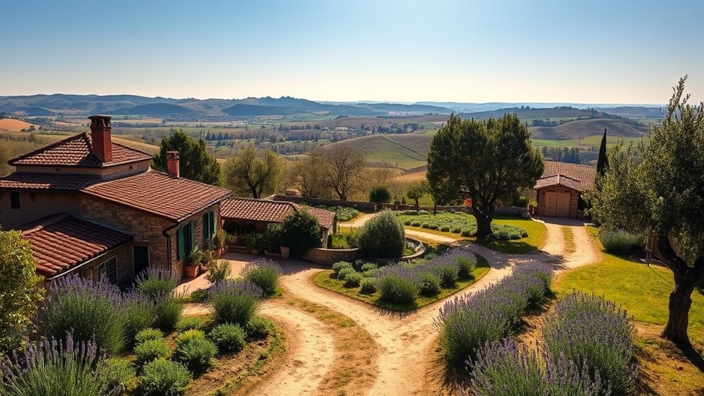 eco friendly tuscan farm stay