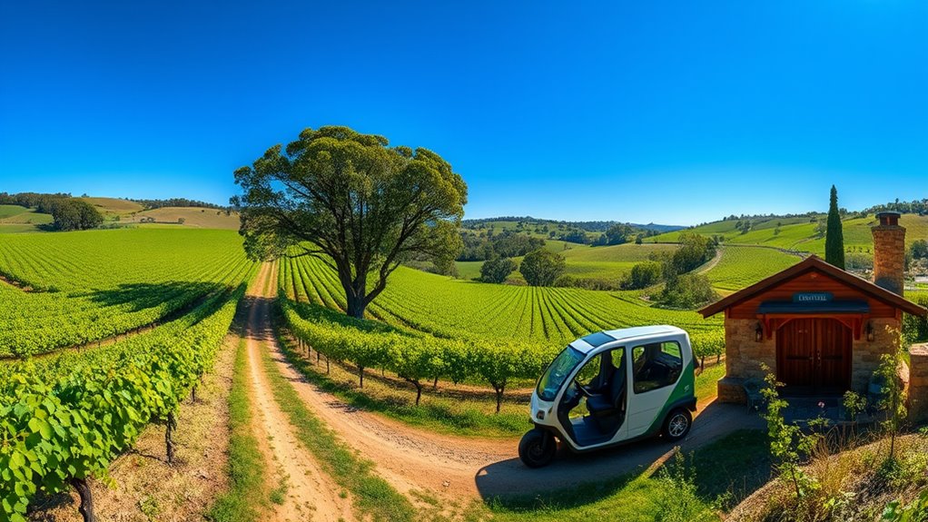 eco friendly wine tour planning