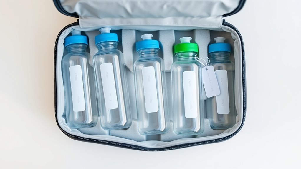 efficient toiletry organization