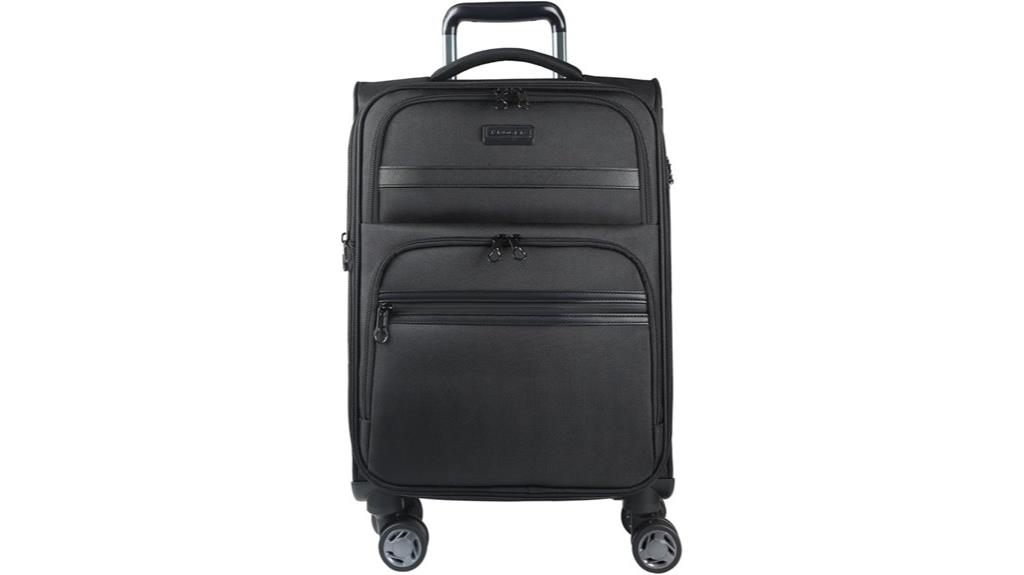 expandable spinner tsa luggage