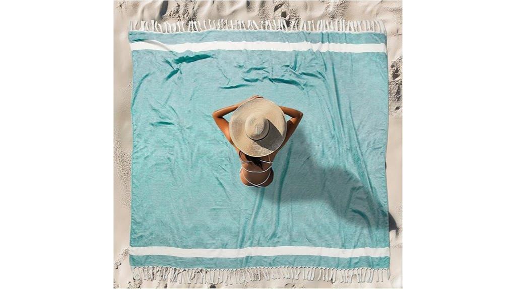 extra large cotton beach towel